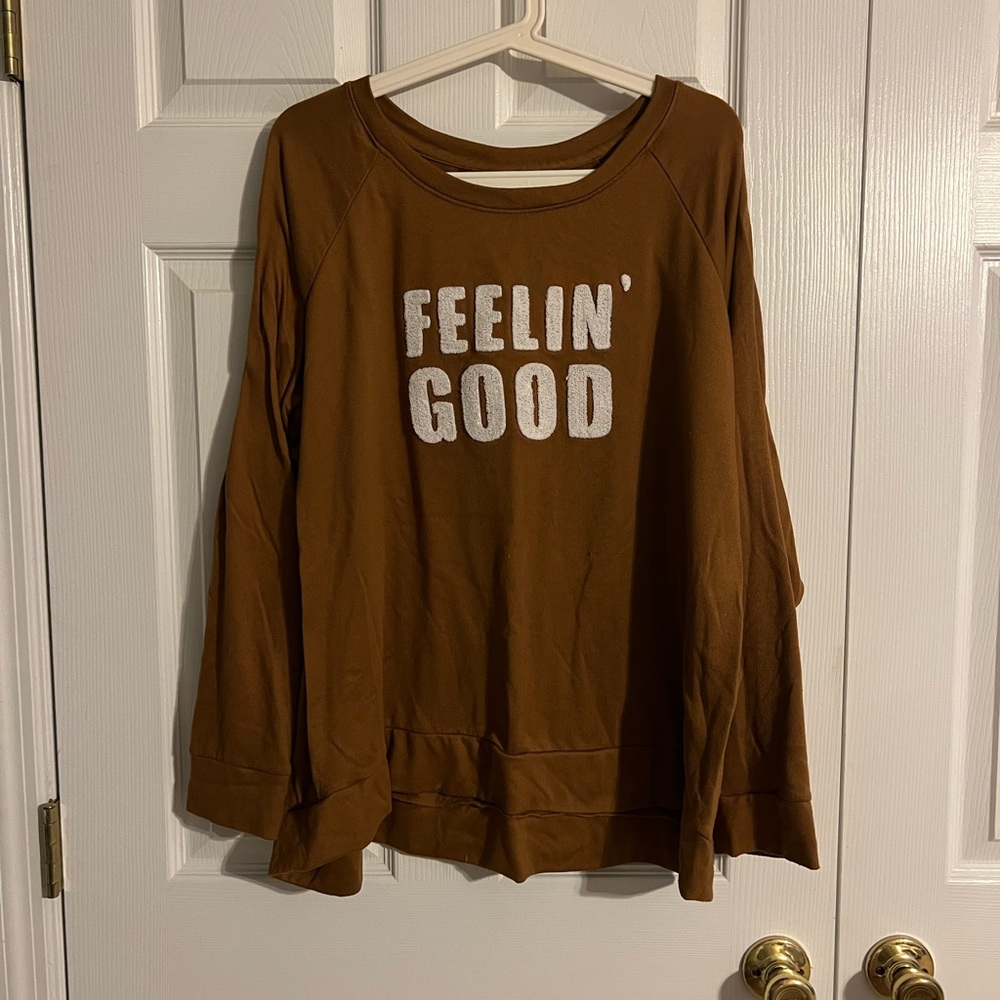 3X sleep sweatshirt lightweight